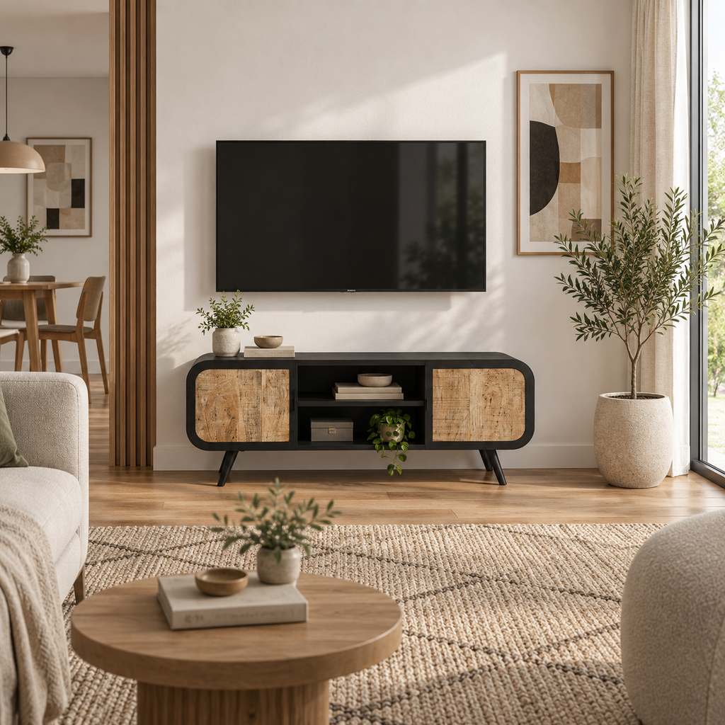 Meuble TV Bois & Industriel