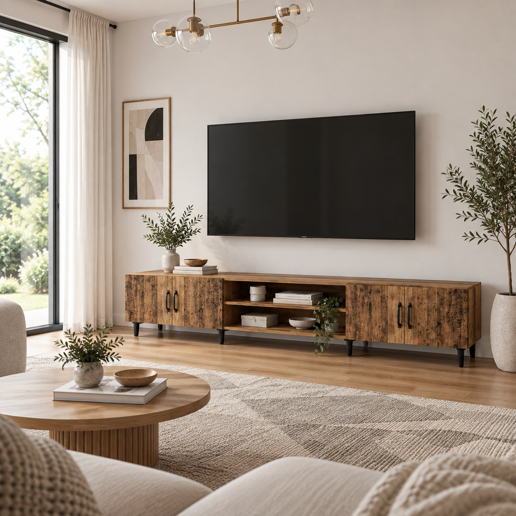 Meuble TV Vieux Bois