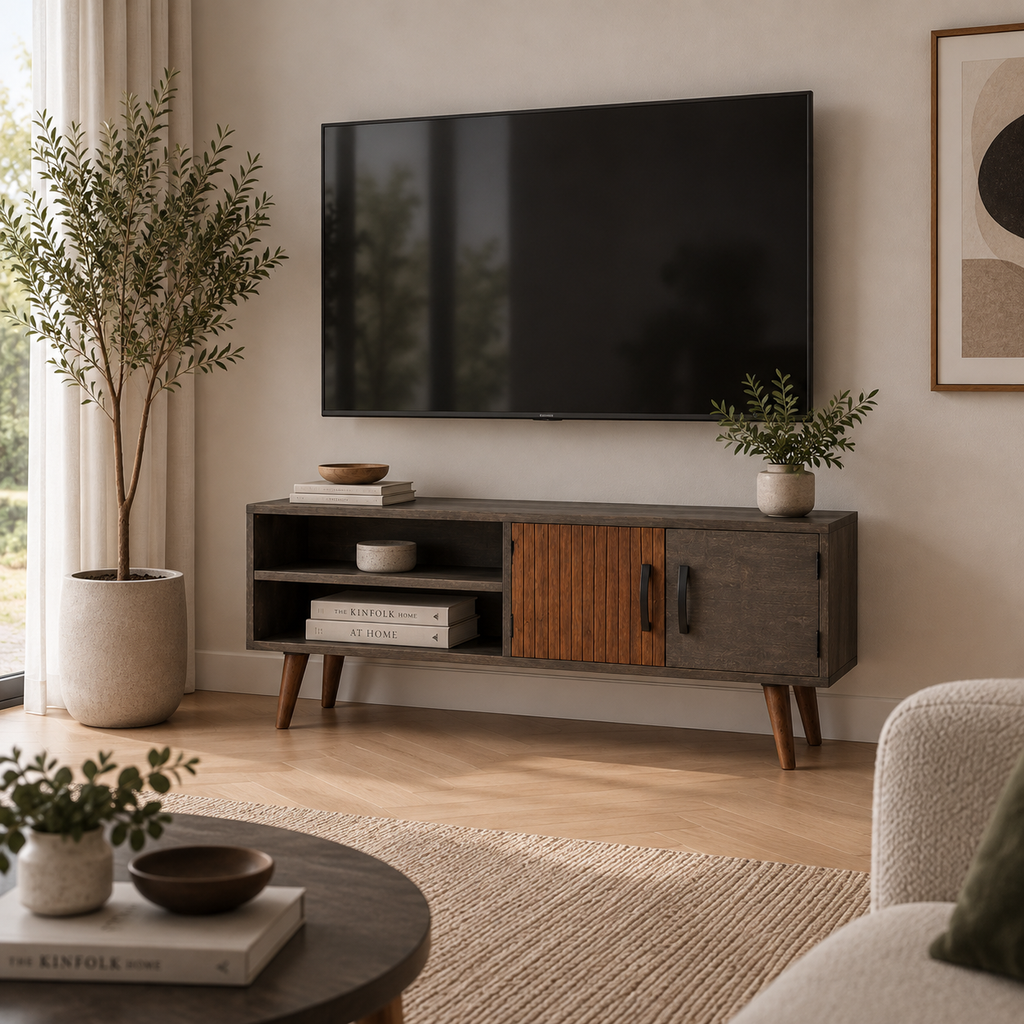 Meuble TV Bois Industriel