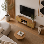 Meuble TV Bois de Manguier Rétro