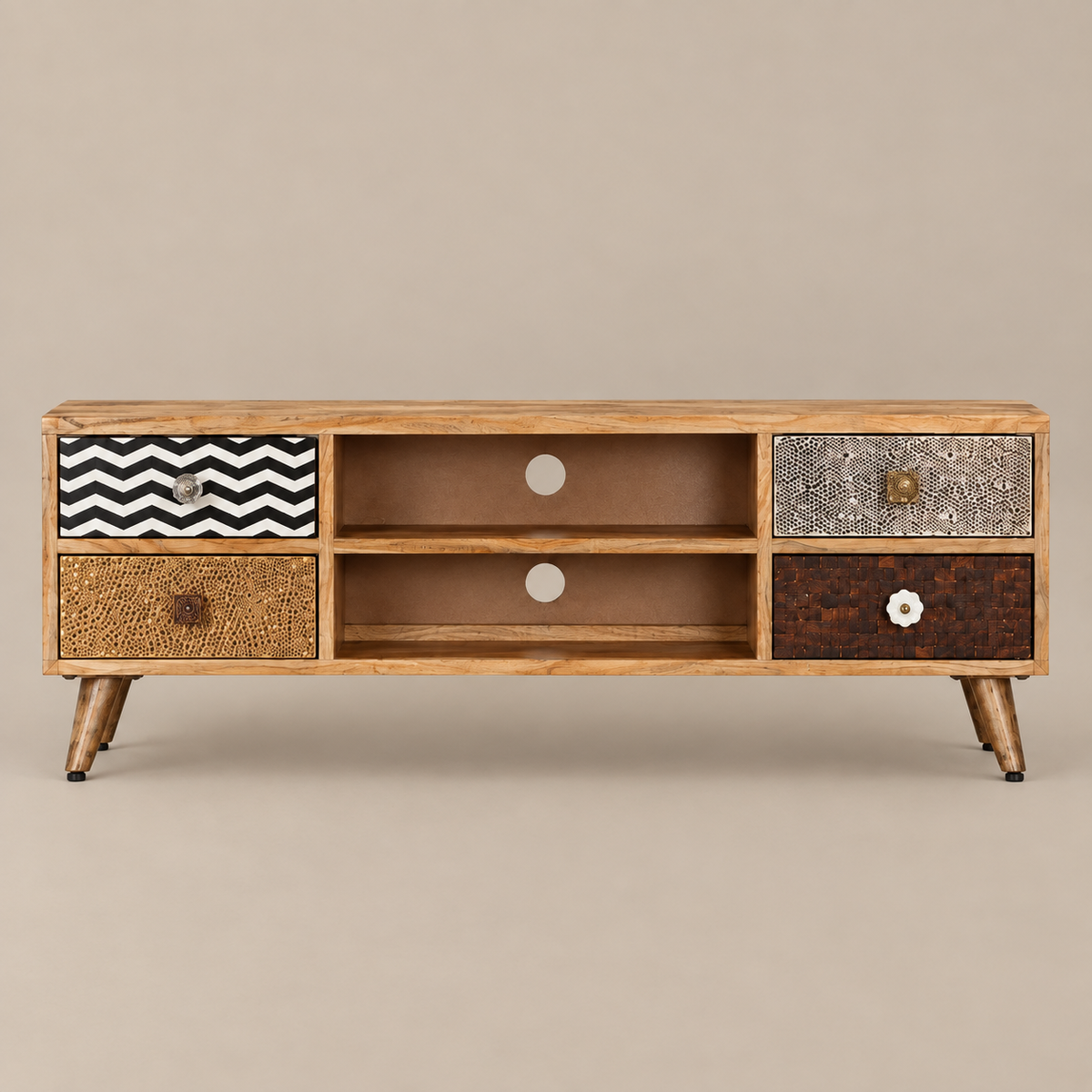 Meuble TV Bois & Motifs Industriel